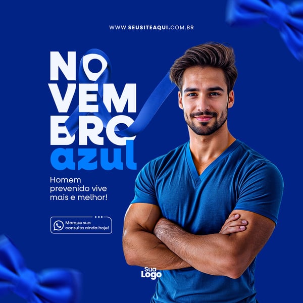 FEED QUADRADO NOVEMBRO AZUL SOCIAL MEDIA 02