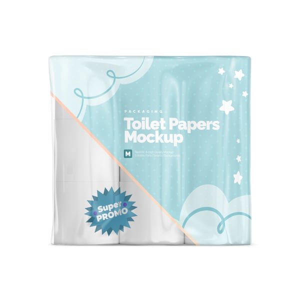 TOALHA DE PAPEL PSD EDITÁVEL MOCKUP