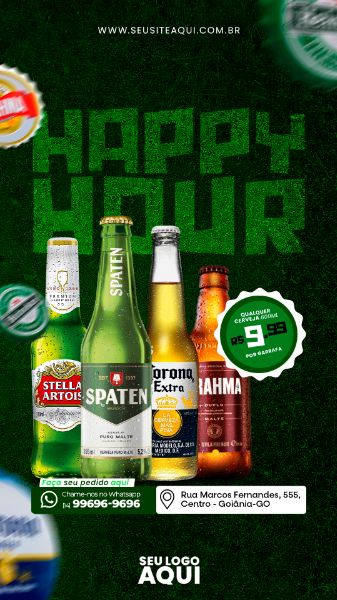 STORY | BAR | BOTECO | CERVEJARIA | DISK DE BEBIDAS | PSD EDITÁVEL