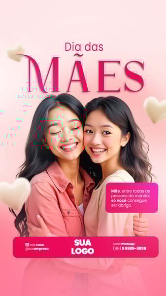 DIA DAS MÃES SOCIAL MEDIA PSD EDITÁVEL