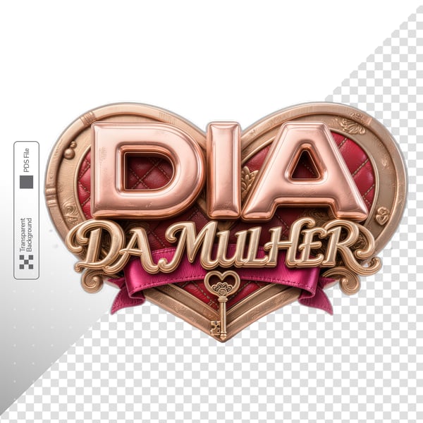 DIA DA MULHER SELO 3D