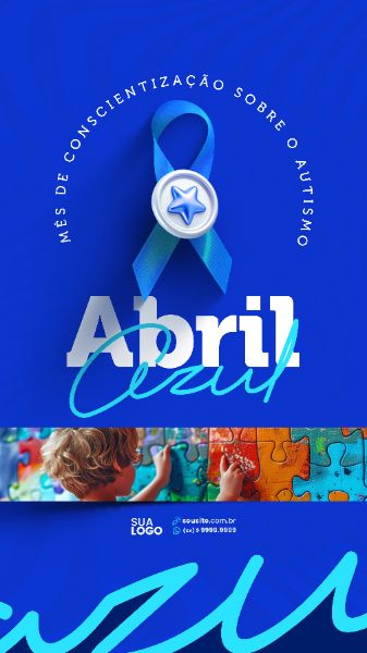 STORY - ABRIL AZUL - TUDO AZUL