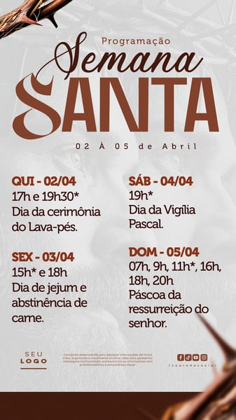 PROGRAMAÇÃO SEMANA SANTA STORY SOCIAL MEDIA PSD EDITÁVEL 4