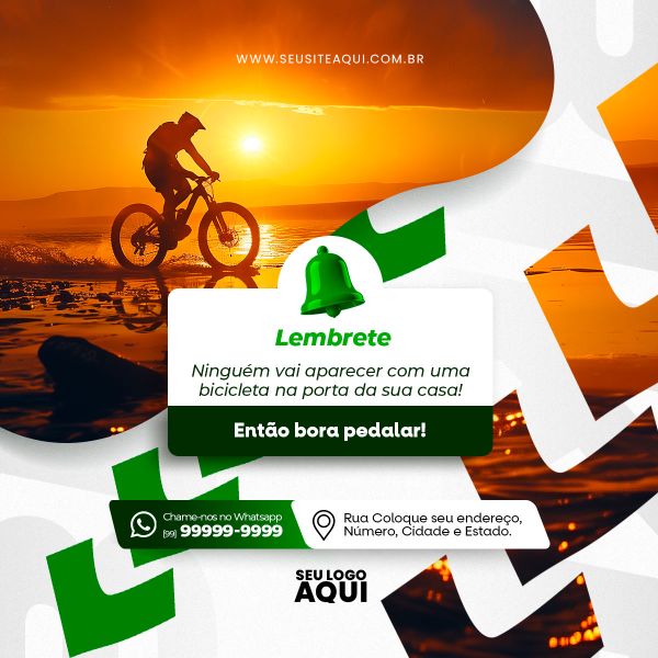 BICICLETARIA - SOCIAL MEDIA - BIKE - PSD EDITÁVEL