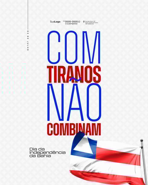 SOCIAL MEDIA - DIA DA INDEPENDÊNCIA DA BAHIA