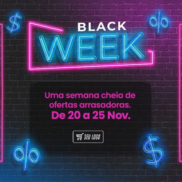 FOLHETO BLACK FRIDAY - BLACK WEEK CHAMADA