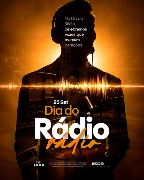 DIA DO RÁDIO 25 DE SETEMBRO SOCIAL MEDIA PSD EDITÁVEL 1