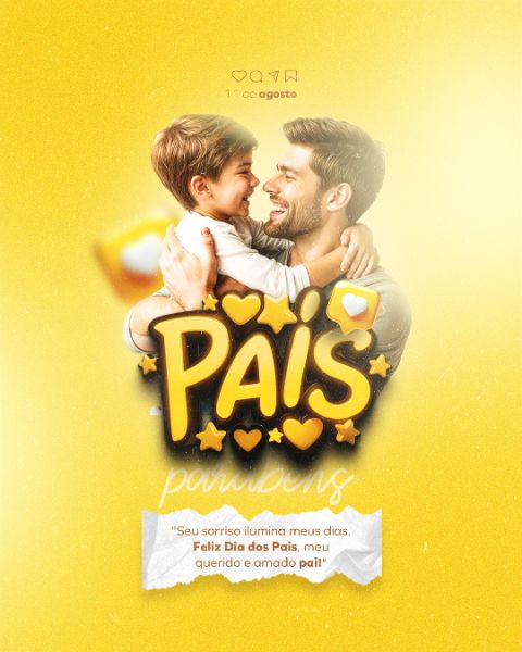 11 DE AGOSTO FEED DIA DOS PAIS