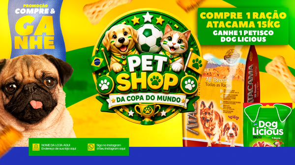 SOCIAL MEDIA PET SHOP COPA DO MUNDO BANNER