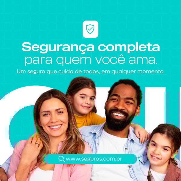 SEGURO SEGURANÇA FAMILIAR FEED PSD EDITÁVEL
