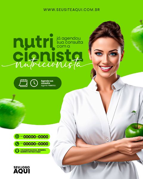 FEED | NUTRICIONISTA | DIETA | ALIMENTAÇÃO | PSD EDITÁVEL