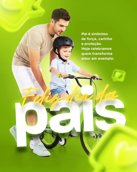FELIZ DIA DOS PAIS 09 DE AGOSTO SOCIAL MEDIA PSD EDITÁVEL 10