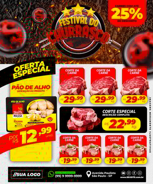 ENCARTES SUPERMERCADO E COMÉRCIO REDES SOCIAIS