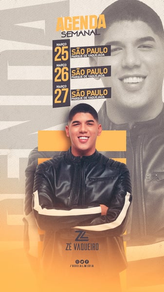 AGENDA SEMANAL ZÉ VAQUEIRO STORY