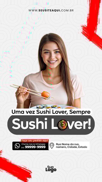 Story - Comida Japonesa - Social Media - Sushi