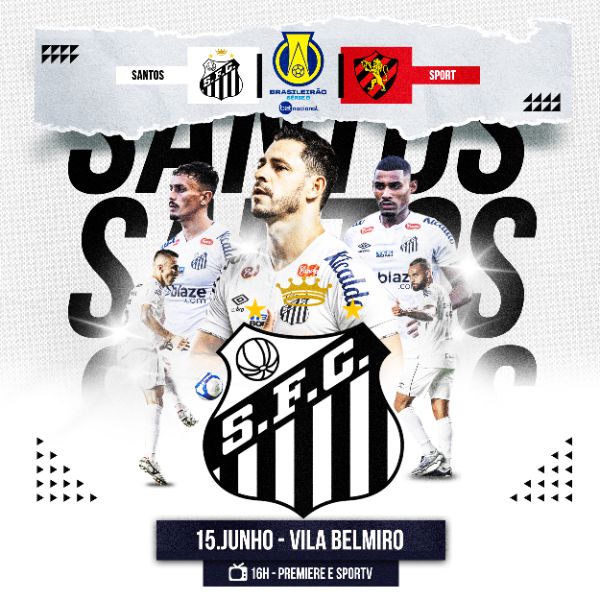 FLYER ESPORTIVO BRASILEIRÃO SANTOS