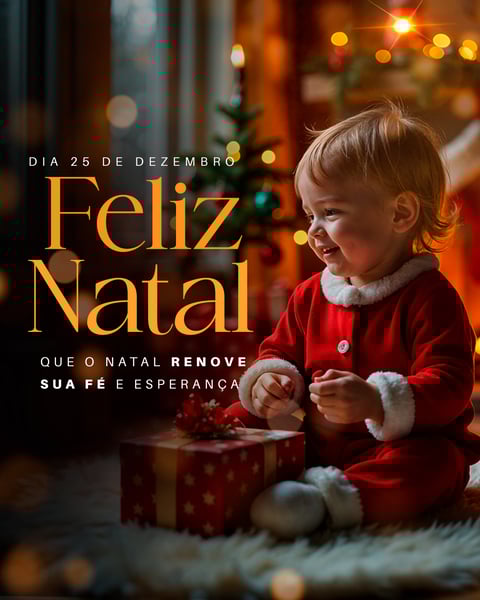 DAV 25 DE DEZEMBRO NATAL FEED SOCIAL MEDIA PSD EDITÁVEL