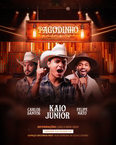 FLYER EVENTOS ARTISTAS SHOWS FESTA  SOCIAL MEDIA PSD EDITÁVEL 18