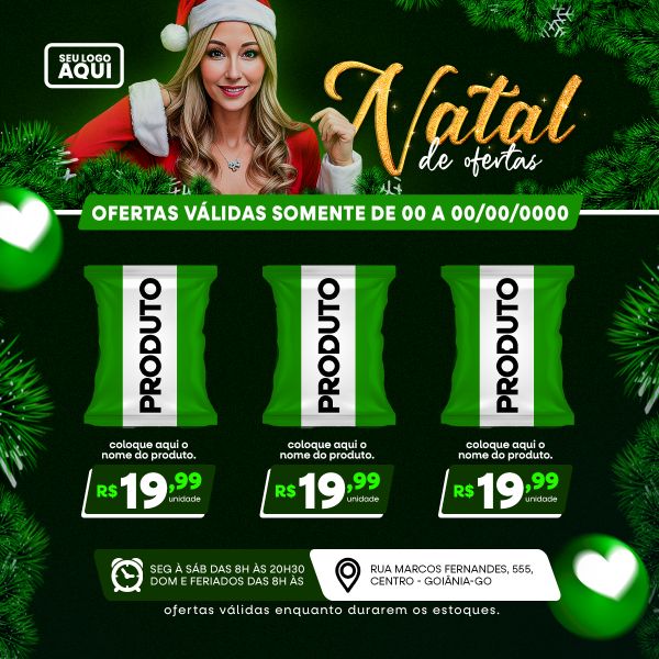 TABLÓIDE | FOLHETO | FELIZ NATAL | PSD EDITÁVEL