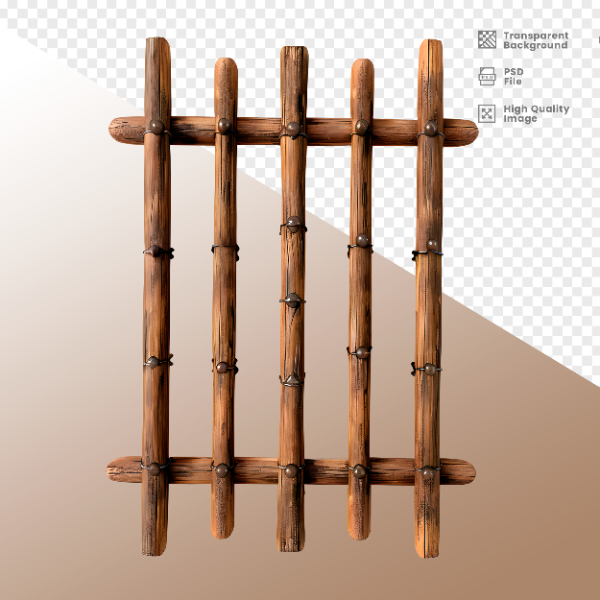 ESTRUTURA DE MADEIRA - ELEMENTO 3D PARA COMPOSIÇÃO - WOOD