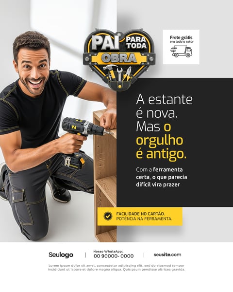 DIA DOS PAIS PAI PARA TODA OBRA