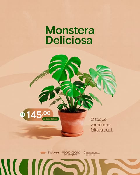 COLEÇÃO FLORICULTURA ANÚNCIO LOJA DE FLORES SOCIAL MEDIA PSD EDITÁVEL 2
