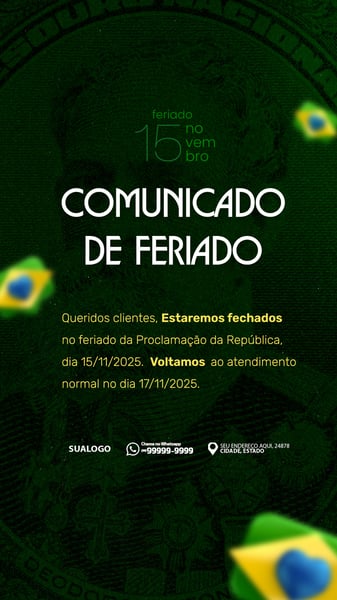 COMUNIDO 15 DE NOVEMBRO PROCLAMAÇÃO DA REPÚBLICA - 05 - STORY