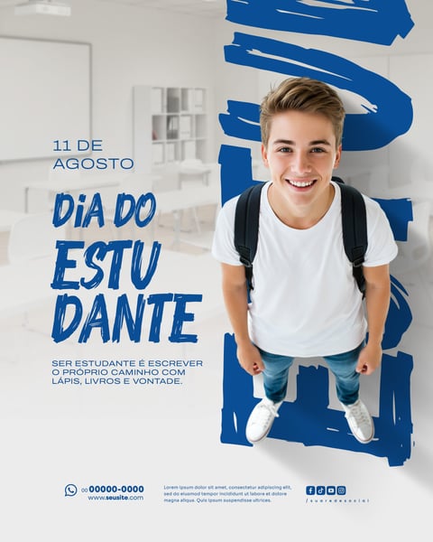 11 DE AGOSTO DIA DO ESTUDANTE