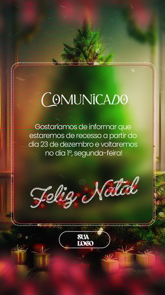 Comunicado Aviso Natal