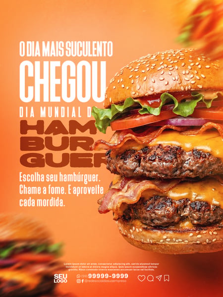 DIA INTERNACIONAL DO HAMBÚRGUER 28 DE MAIO SOCIAL MEDIA PSD EDITÁVEL 07