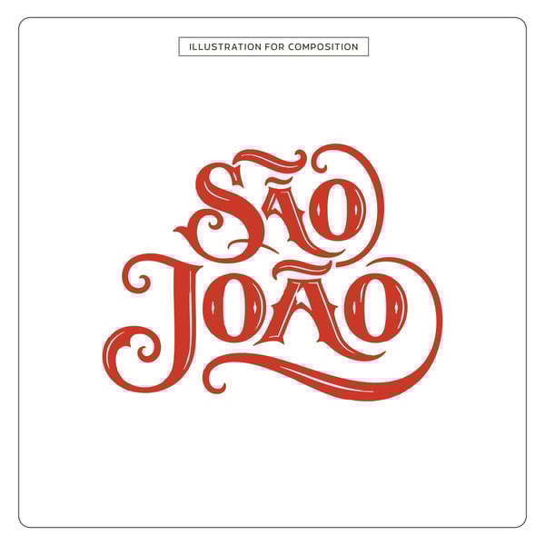 LETTERING SÃO JOÃO PARA COMPOSIÇÃO 11