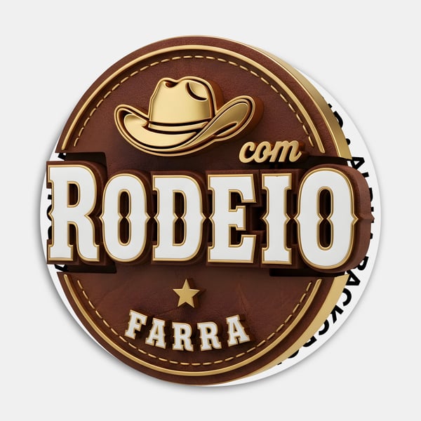 SELO 3D SERTANEJO RODEIO COM FARRA 01