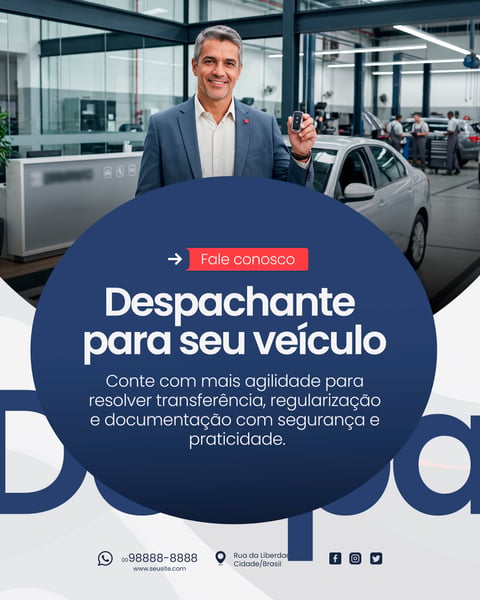 DESPACHANTE VEICULAR SOCIAL MEDIA PSD EDITÁVEL 9
