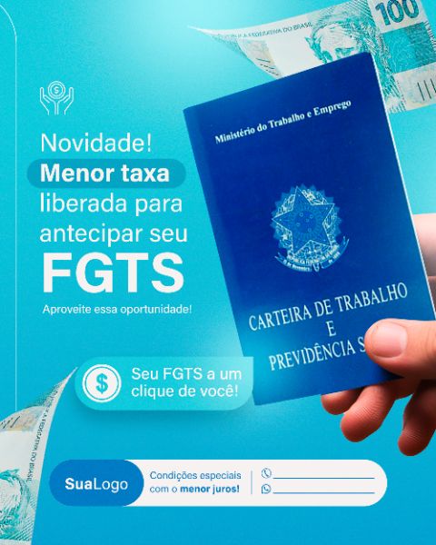 FGTS SAQUE ANIVERSÁRIO SOCIAL MEDIA POST FEED VERTICAL