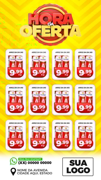 SOCIAL MEDIA ENCARTE STORIES HORA DA OFERTA