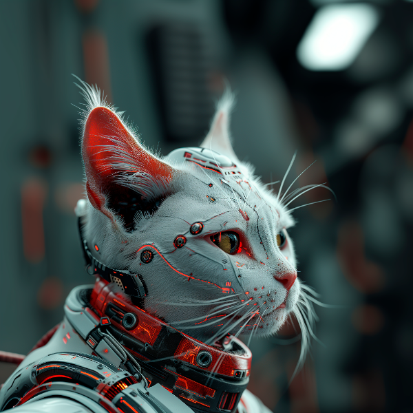 GATO ROBOTICO - FUTURISTA