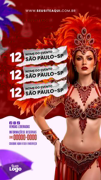 STORY BLOCO CARNAVAL SOCIAL MEDIA PSD EDITÁVEL 04