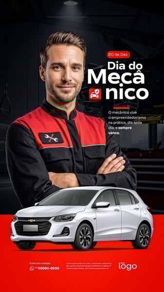 STORY DIA DO MECÂNICO SOCIAL MEDIA PSD EDITÁVEL