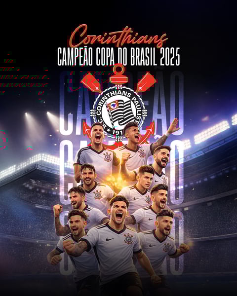 CORINTHIANS - CAMPEÃO COPA DO BRASIL 2025