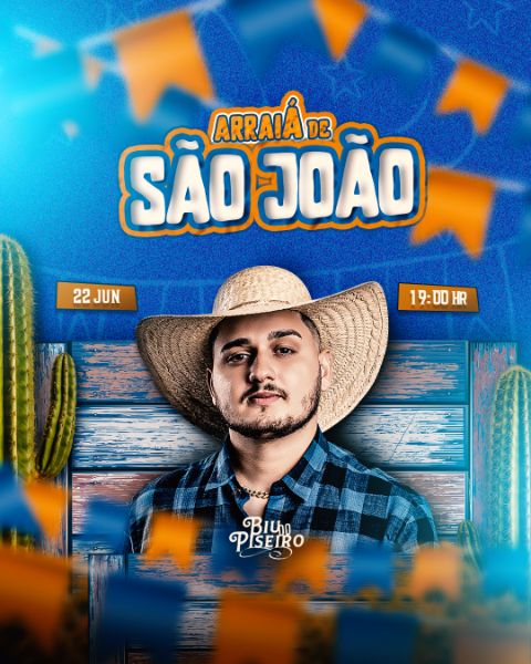 FLYER ARRAIÁ DE SÃO JOÃO FEED