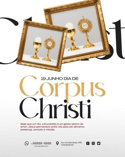 19 DE JUNHO DIA DE CORPUS CHRISTI