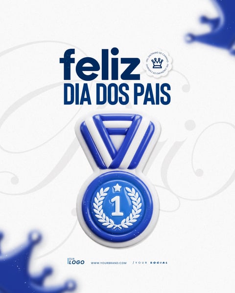 FELIZ DIA DOS PAIS AGOSTO SOCIAL MEDIA PSD EDITÁVEL 26