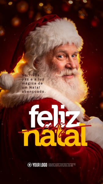 FELIZ NATAL OFERTAS DE FIM DE ANO SOCIAL MEDIA PSD STORY