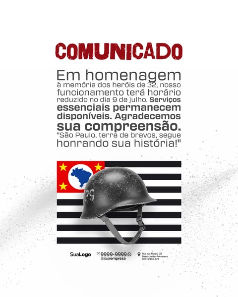 SOCIAL MEDIA DIA DA REVOLUÇÃO CONSTITUCIONALISTA 1932 4