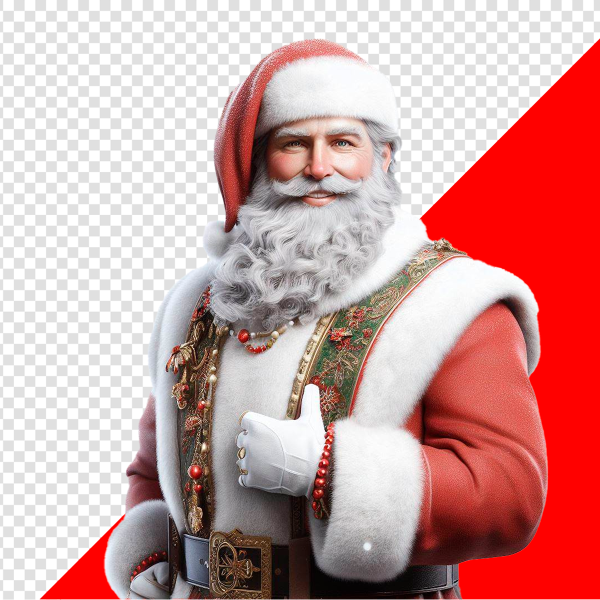 IMAGEM DE PAPAI NOEL SEM FUNDO
