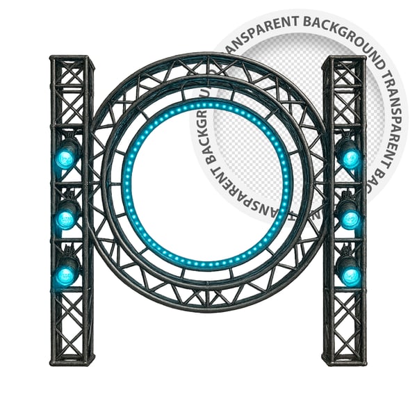 ESTRUTURA DE PALCO E ILUMINAÇÃO - PNG