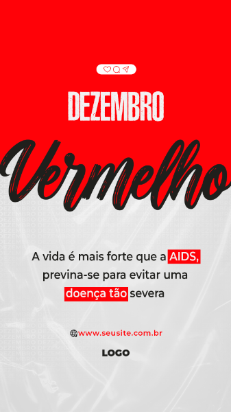 STORY DEZEMBRO VERMELHO A VIDA É MAIS FORTE QUE A AIDS