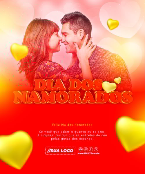 DIA DOS NAMORADOS DATA COMEMORATIVA REDES SOCIAIS