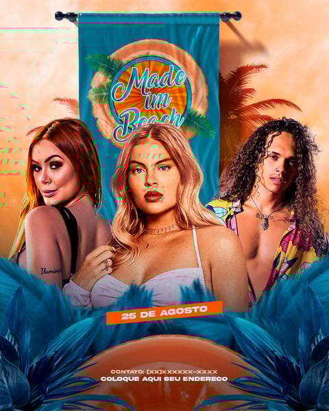 FLYER EVENTO MODO IM BEACH FEED