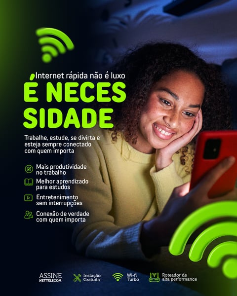 SOCIAL MEDIA PROVEDOR DE INTERNET FEED PSD EDITÁVEL 6